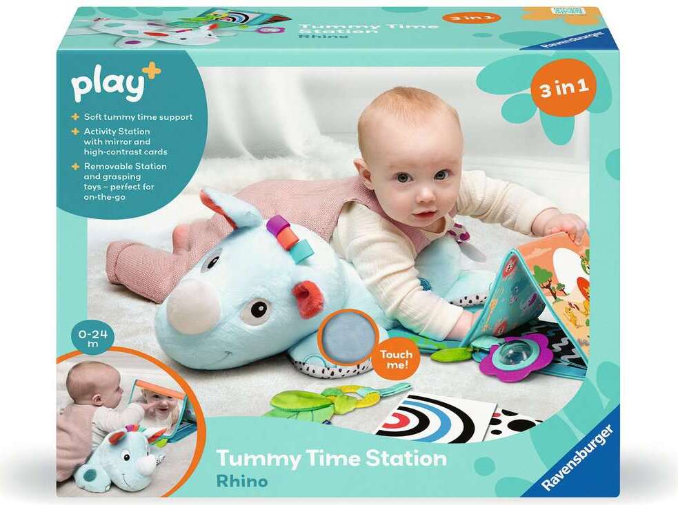 Tummy Time Station: Rhino