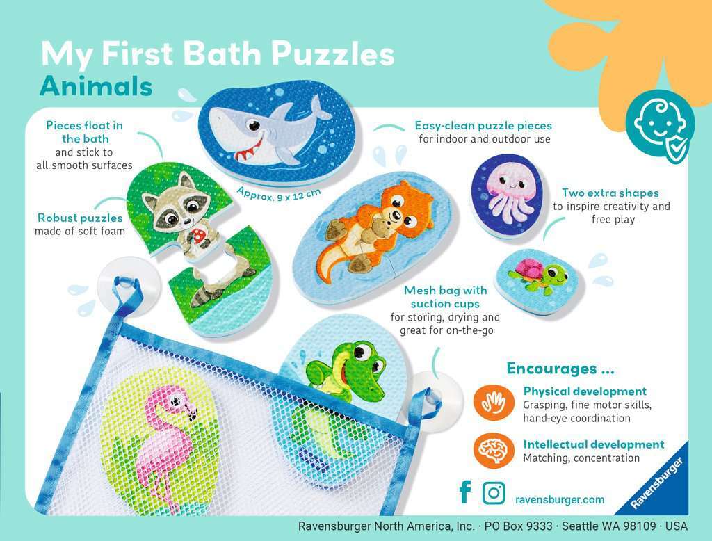 Bath Puzzles - Animals