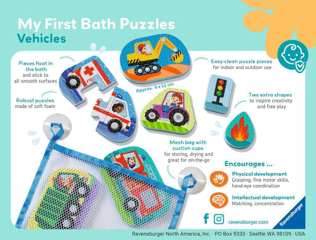 Bath Puzzles - Vehicles