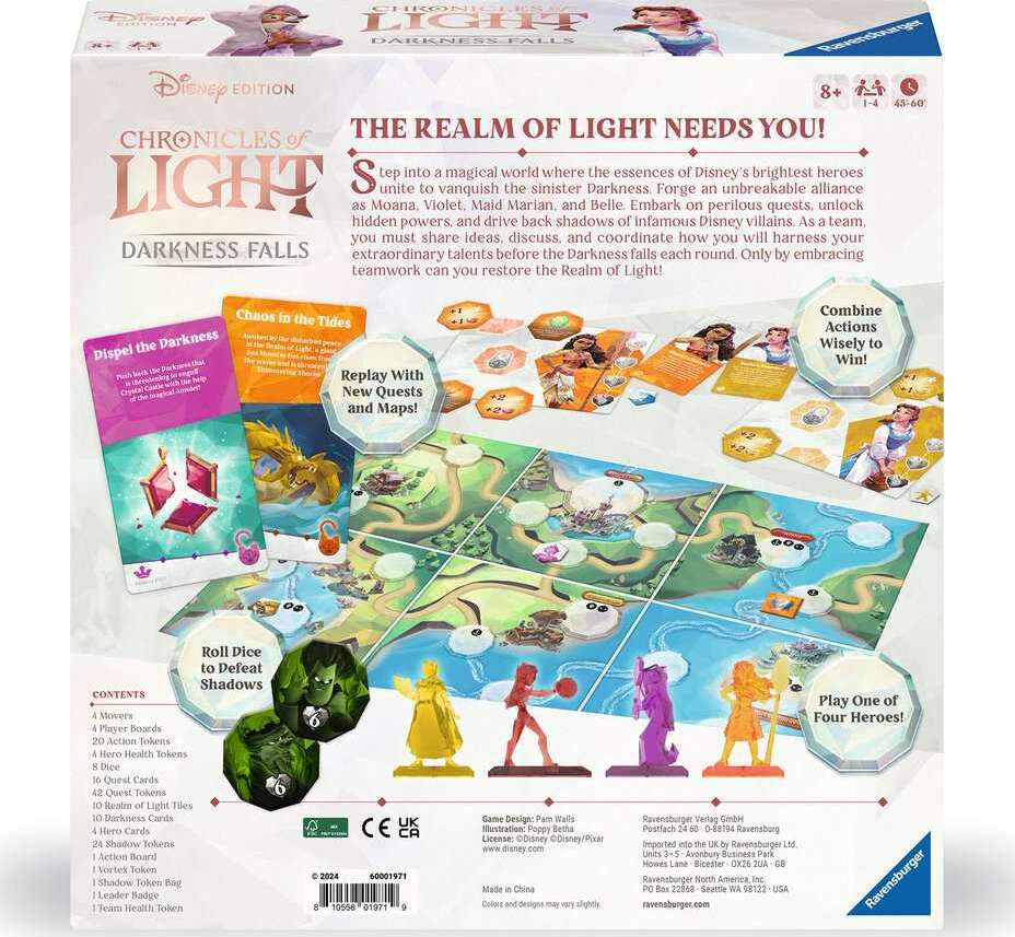 Disney Lorcana Chronicles of Light Darkness Falls -  Family Game