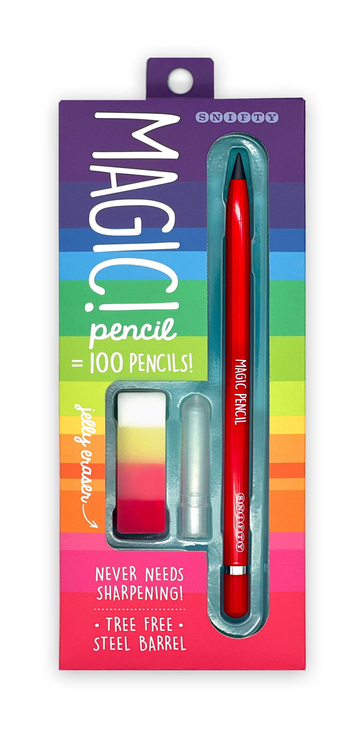 Magic Pencil and Eraser Set - Red