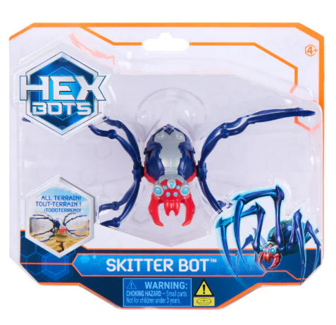 Hex Bots Skitter Bot Spider, Red