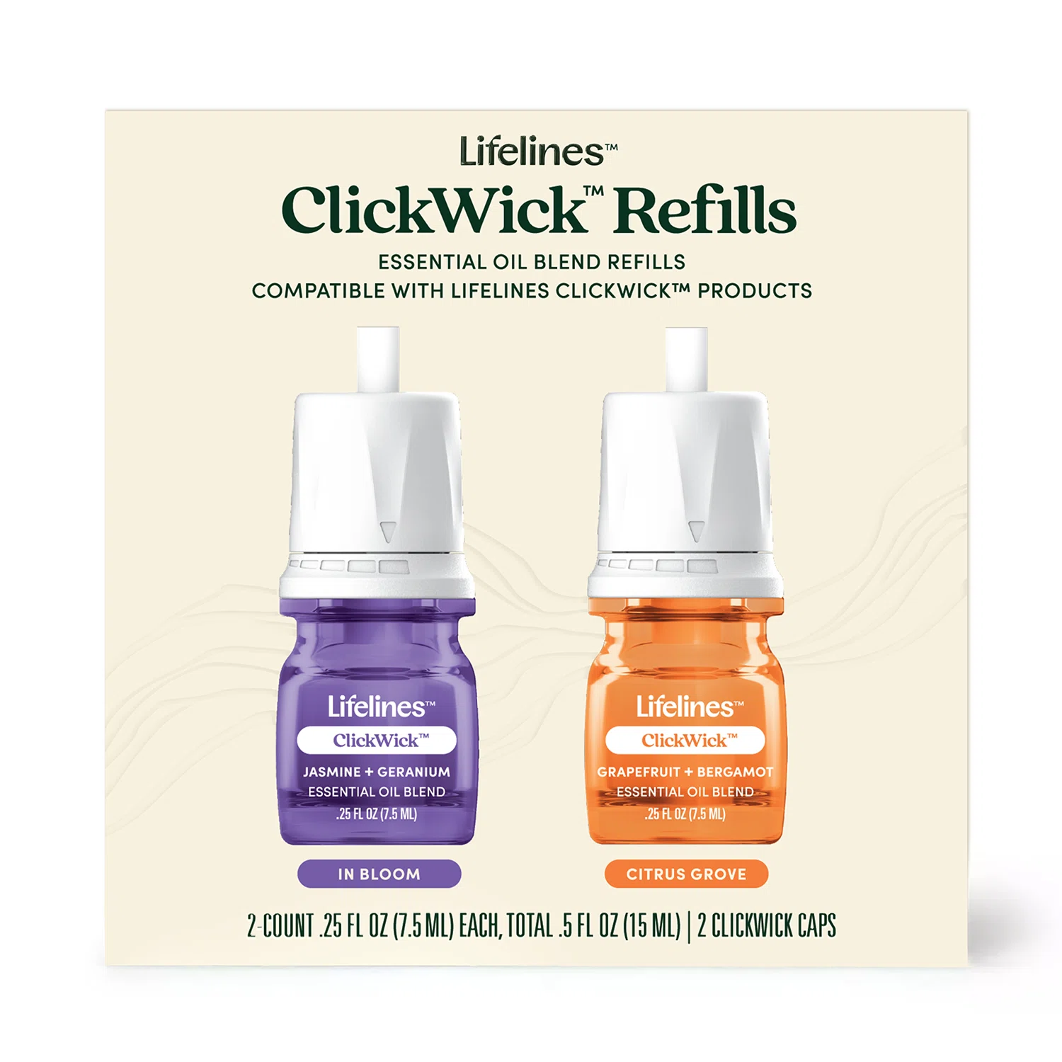 Lifelines ClickWick Refills - In Bloom & Citrus