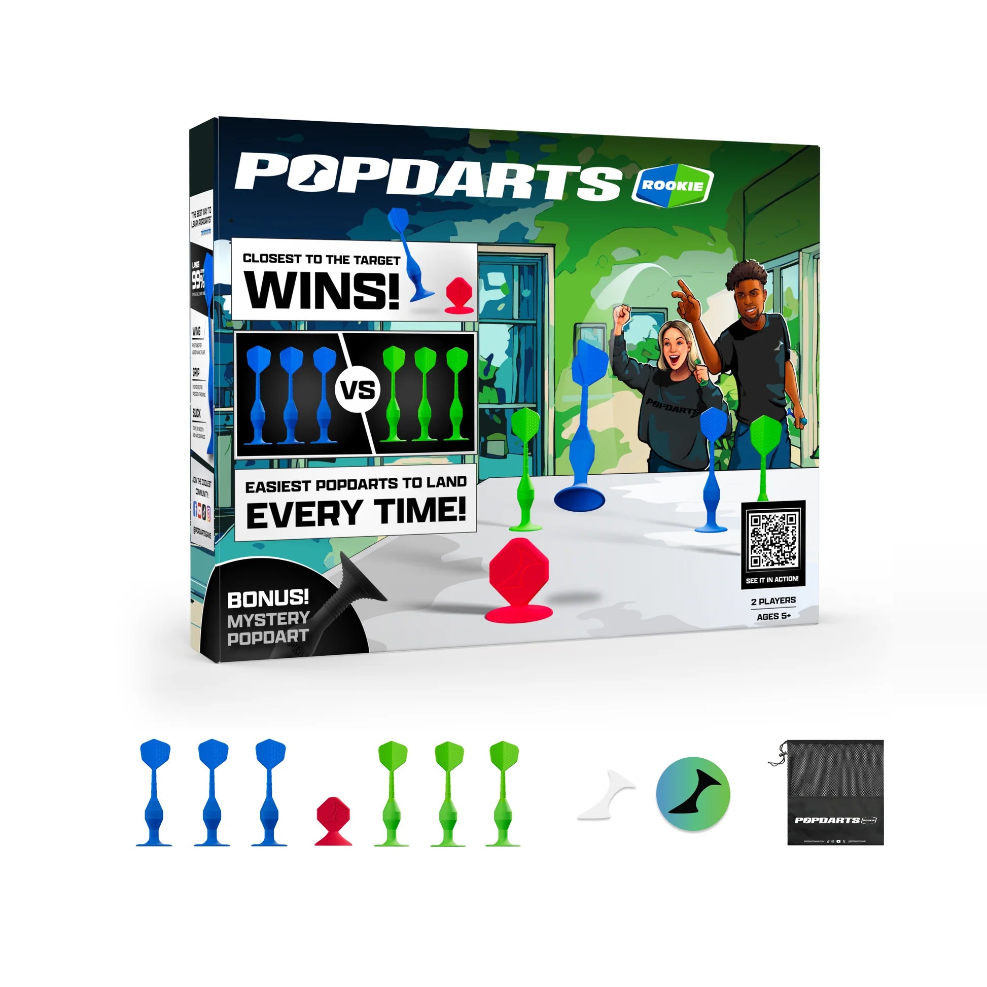 Popdarts Rookie - Blue & Green