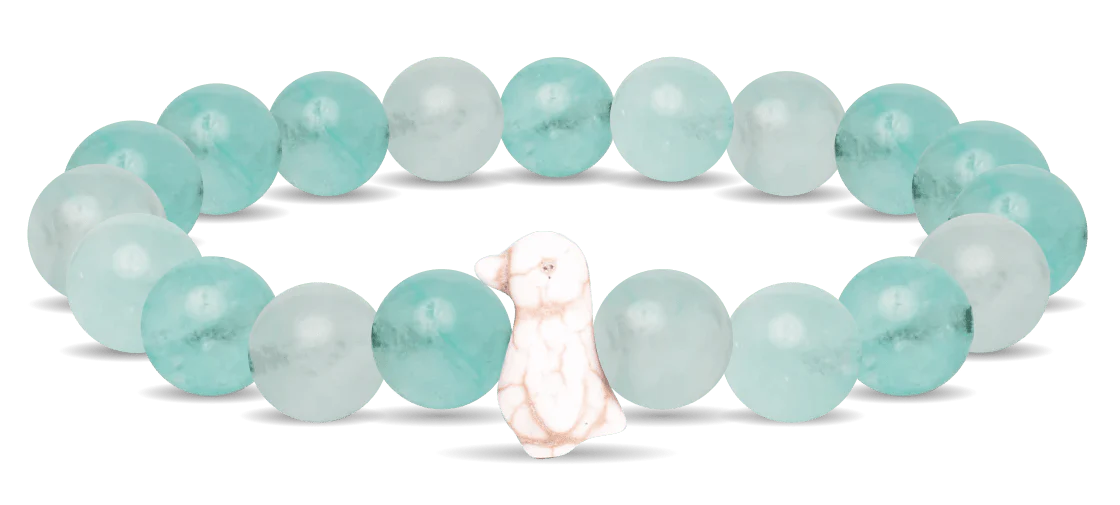 The Passage Bracelet - Penguin, Sea Foam