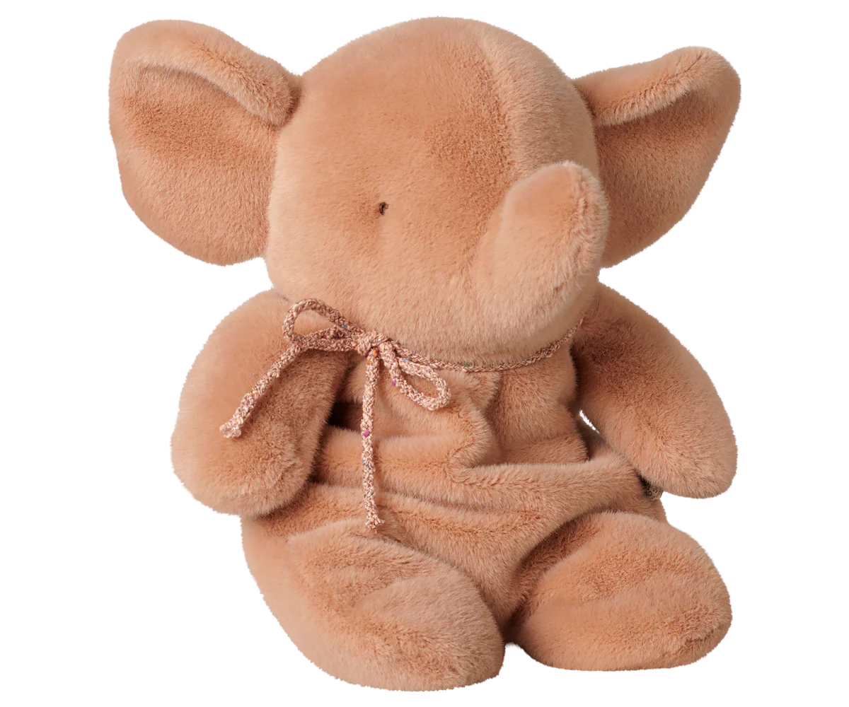Elephant Plush Medium, Vintage Rose