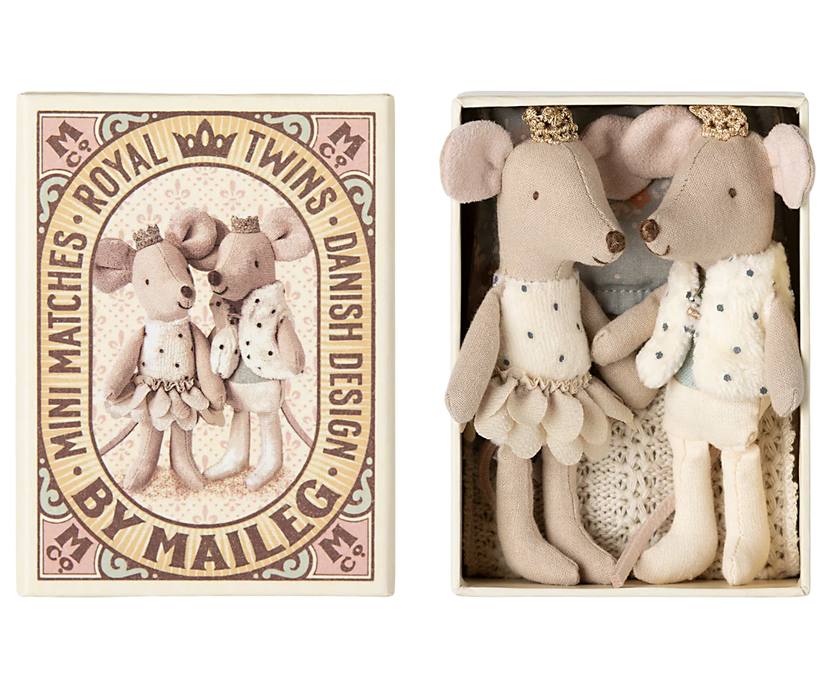 Royal Twin Mice in Matchbox