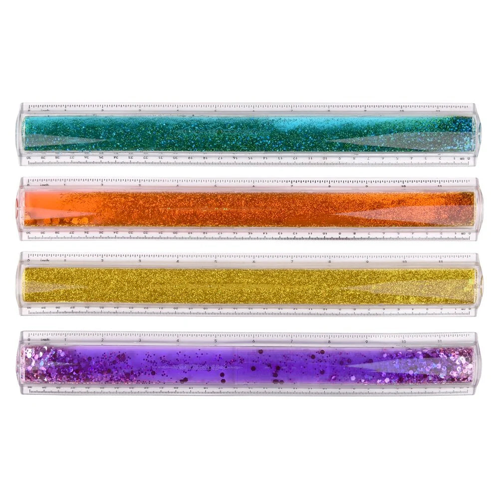 Water Glitter Ruler