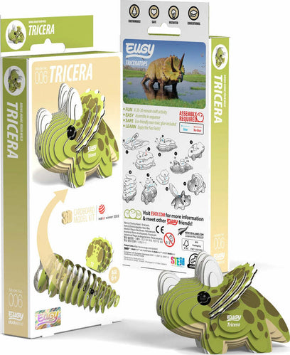 EUGY Triceratops 3D Puzzle