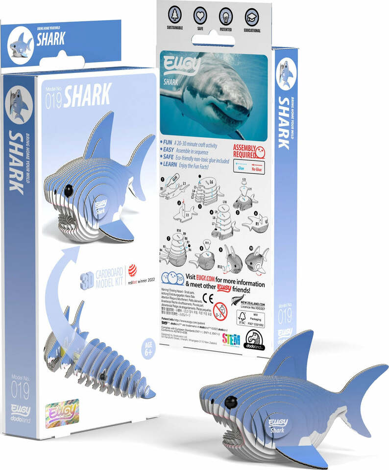 EUGY Shark 3D Puzzle