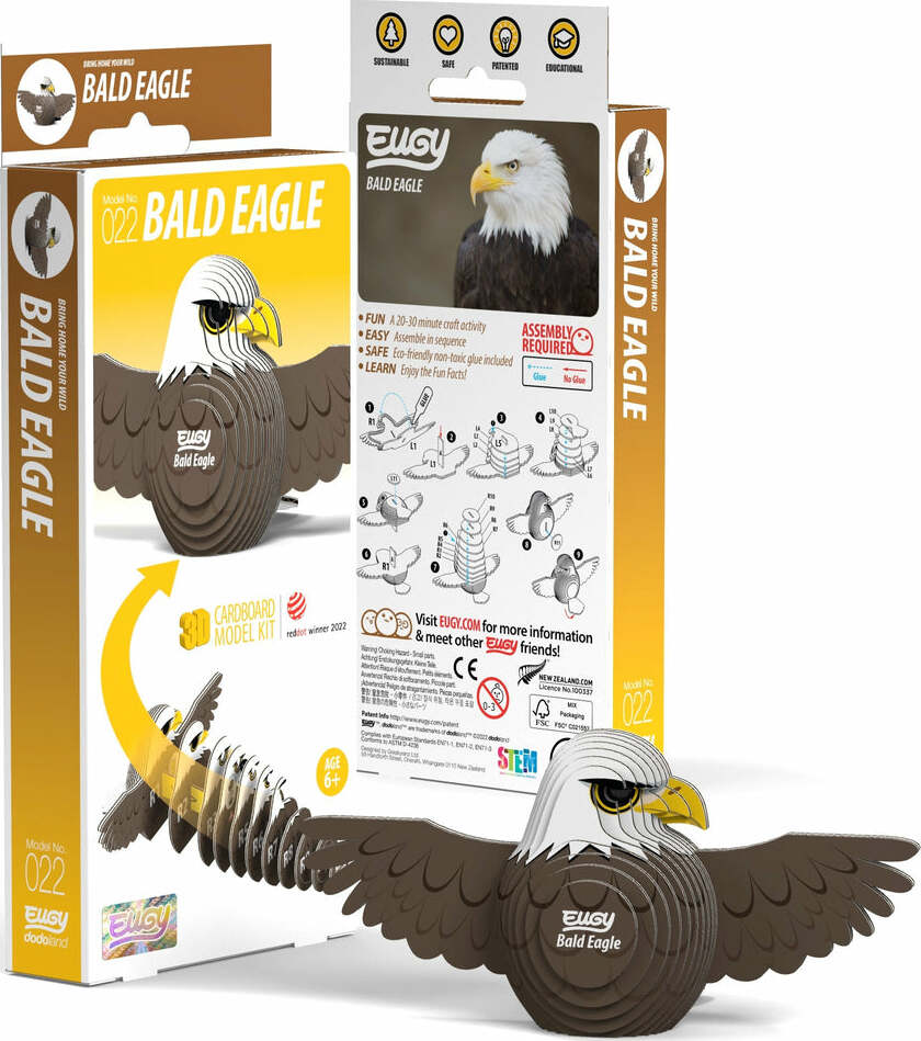 EUGY Bald Eagle 3D Puzzle