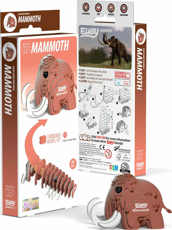 EUGY Mammoth 3D Puzzle