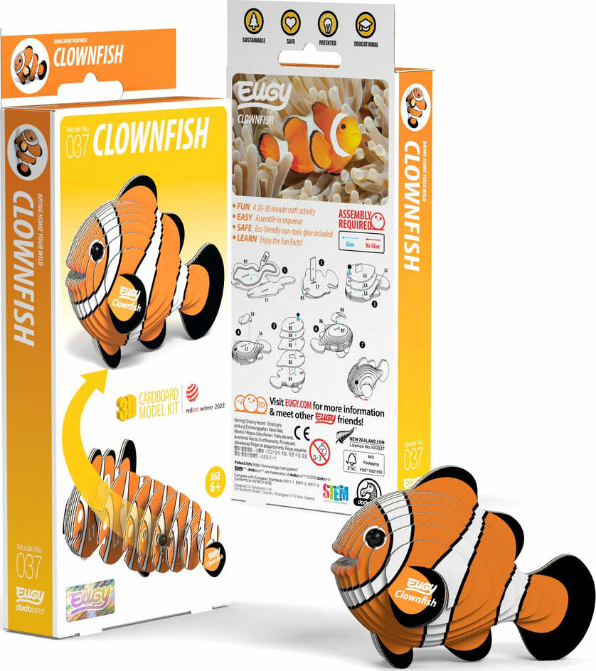 EUGY Clownfish 3D Puzzle