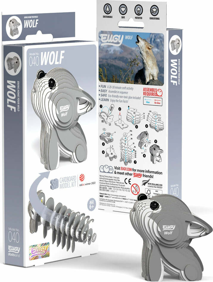 EUGY Wolf 3D Puzzle