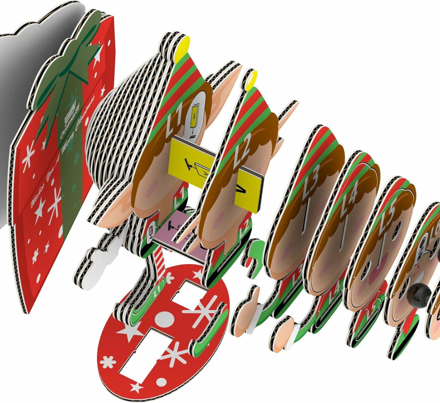 EUGY Christmas Elf 3D Puzzle