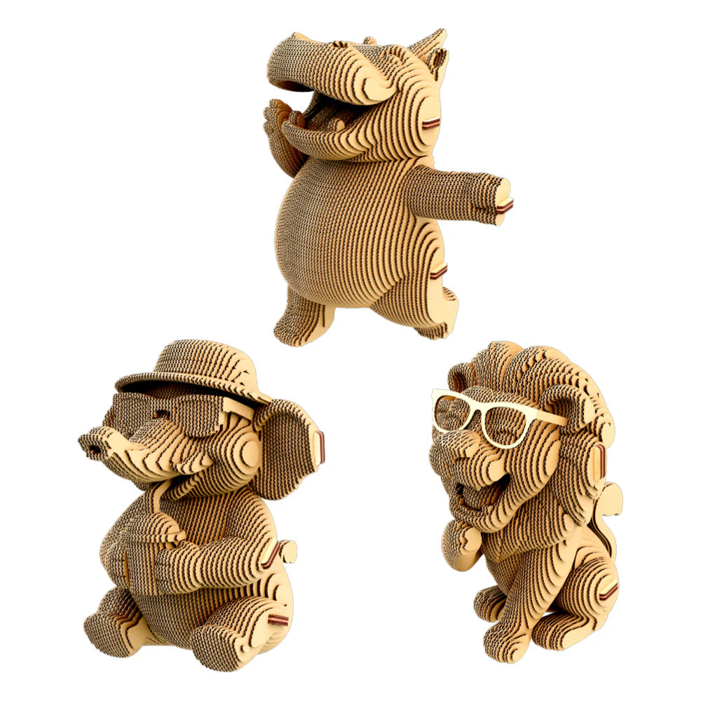 Trio Safari 3D Puzzles