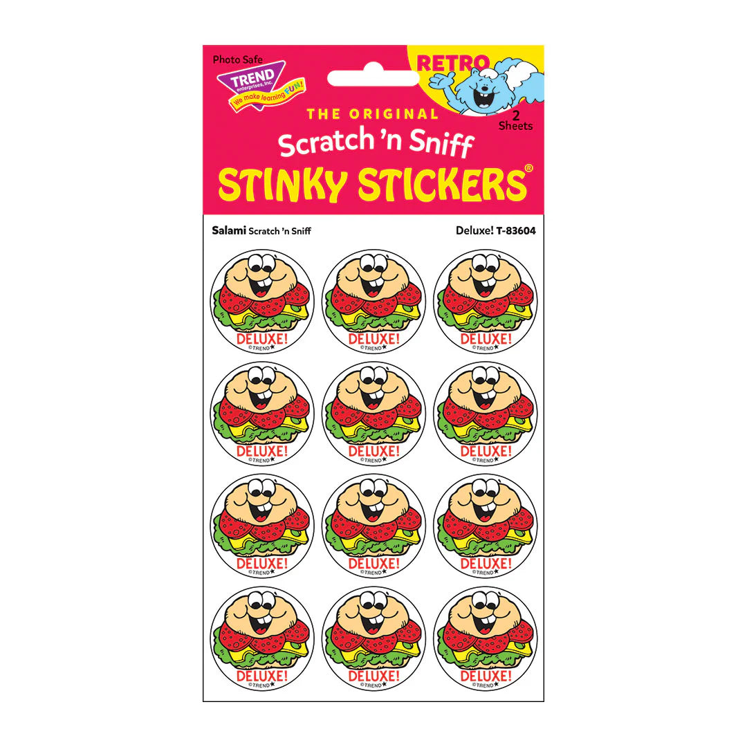 Scratch n Sniff Stickers - Salami