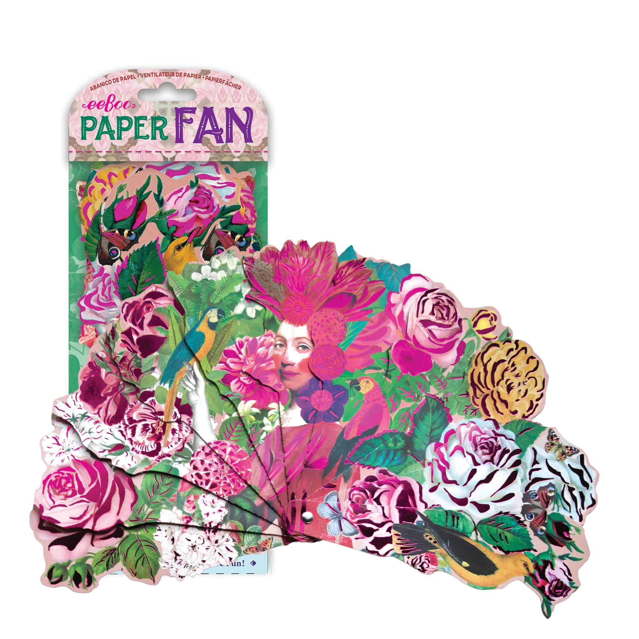 Artist Paper Fan- Sarah