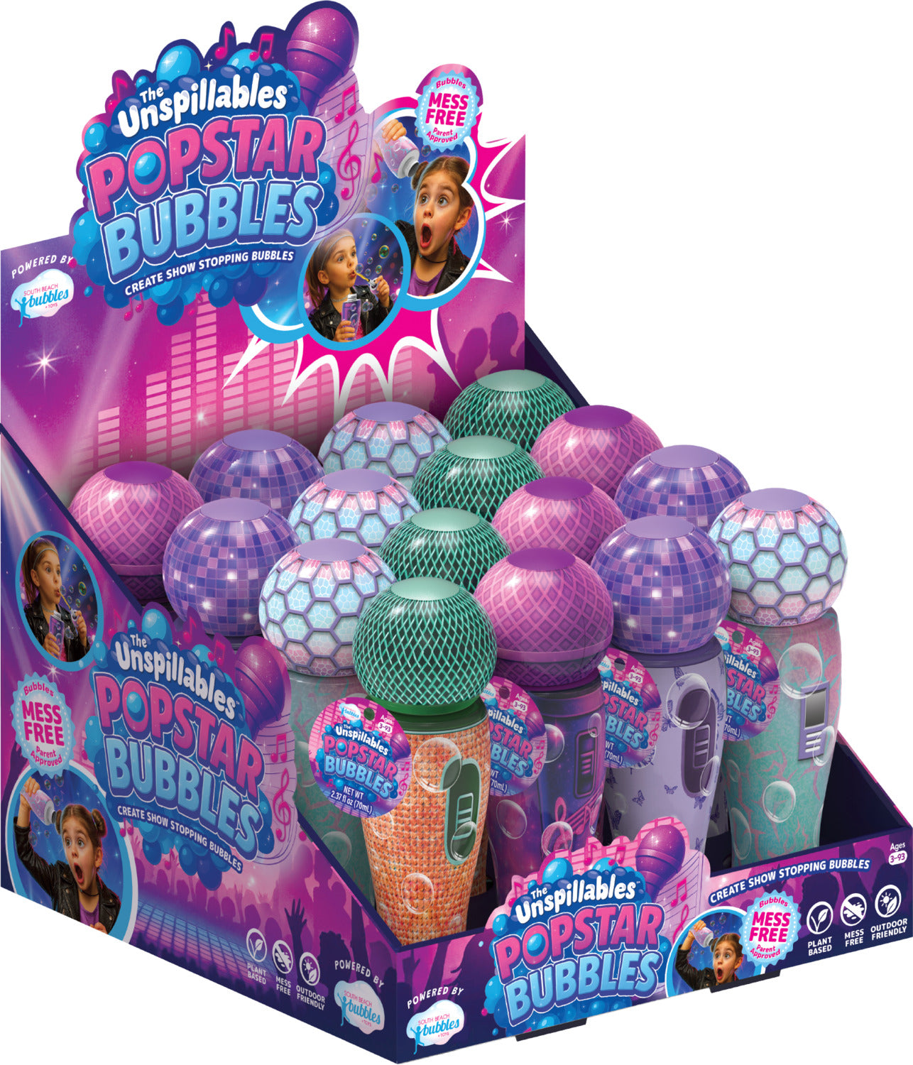 The Unspillables Pop Star Bubbles PDQ