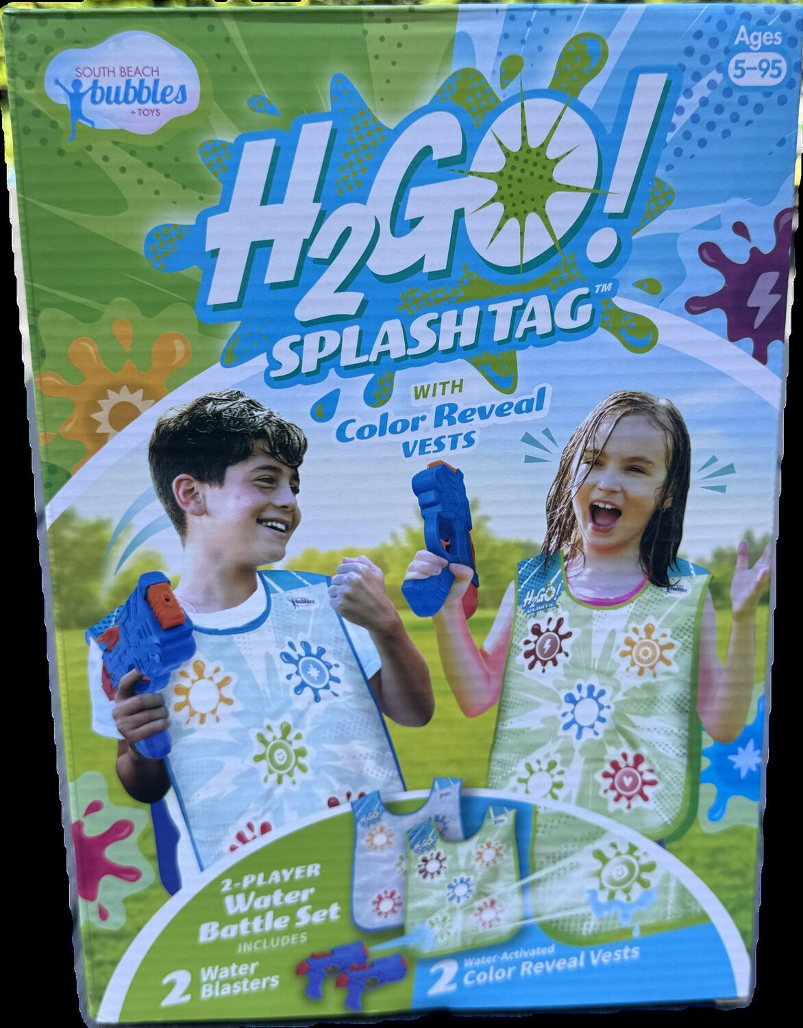 H2-Go! Splash Tag with Color Reveal Vests