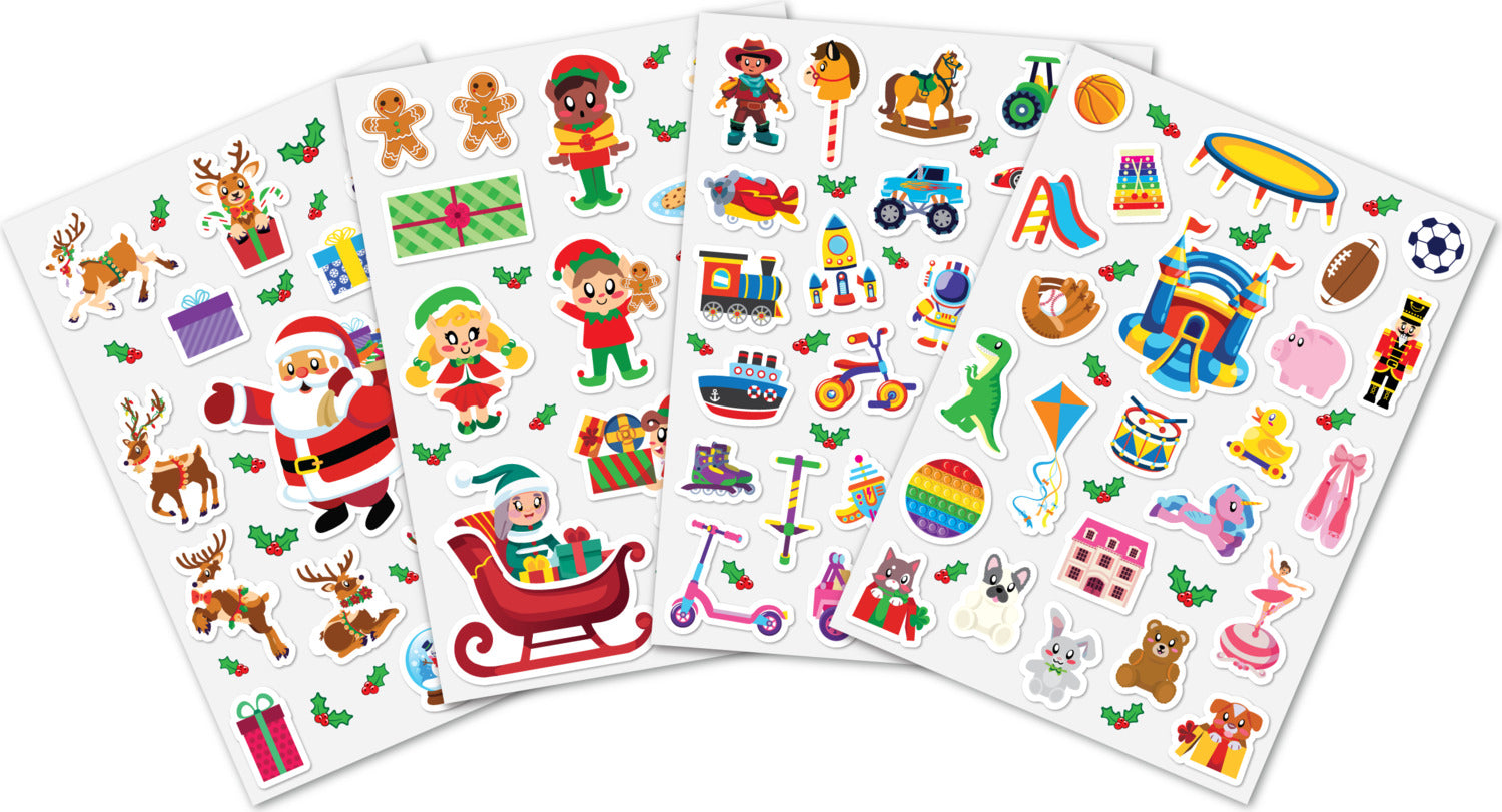 Sticker Magic: Winter Wonderland (Candy Cane)