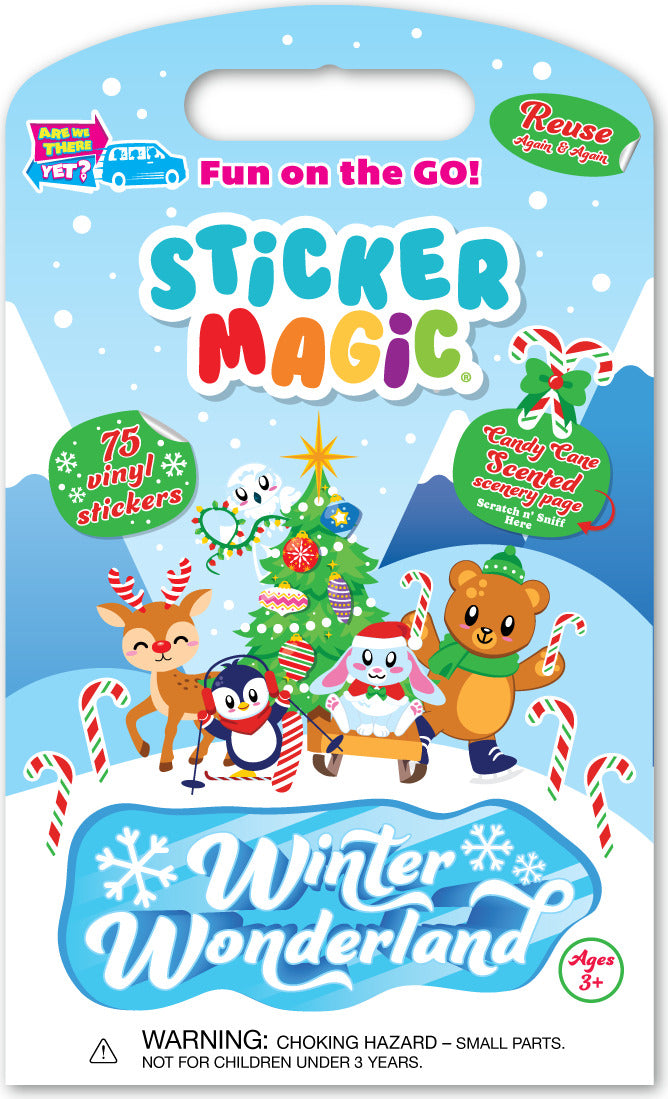Sticker Magic: Santa's Workshop (Gingerbread)