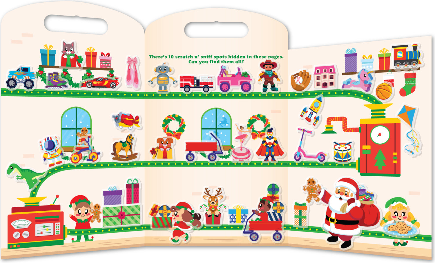 Sticker Magic: Santa's Workshop (Gingerbread)