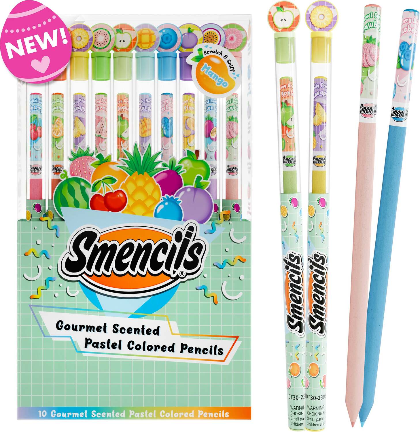 Smencils: Pastel Colored - Sets of 10