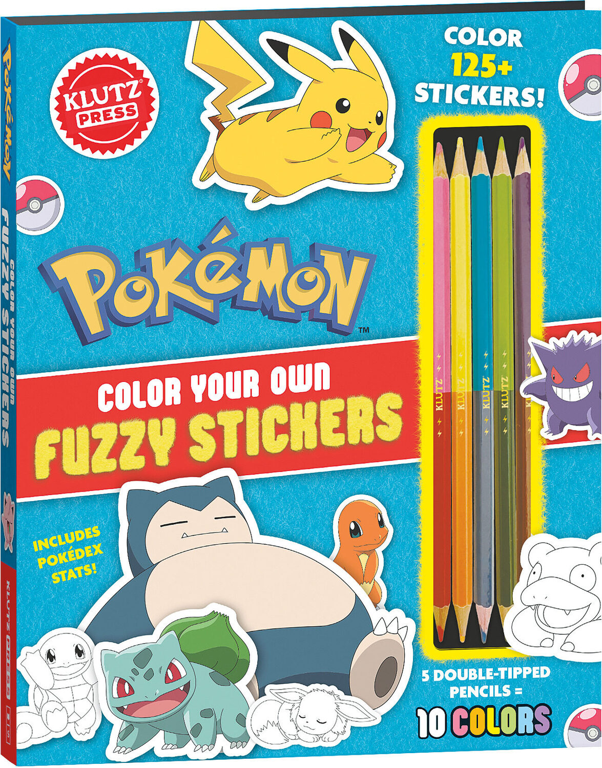 Fuzzy R Sticker Pokémon Color Your Own Fuzzy Stickers – The Toy Chest