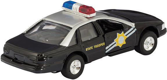 Diecast Sonic Police & Rescue Car (assorted)