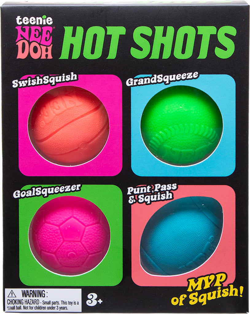 NeeDoh Hot Shot Teenie - 4 pack (assorted)