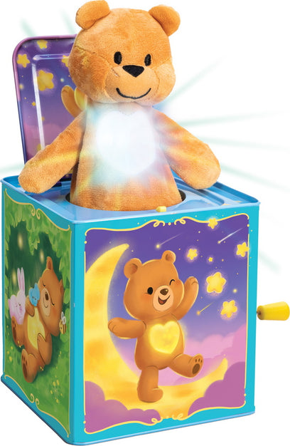 Teddy Bear Pop N Glow Jack In The Box