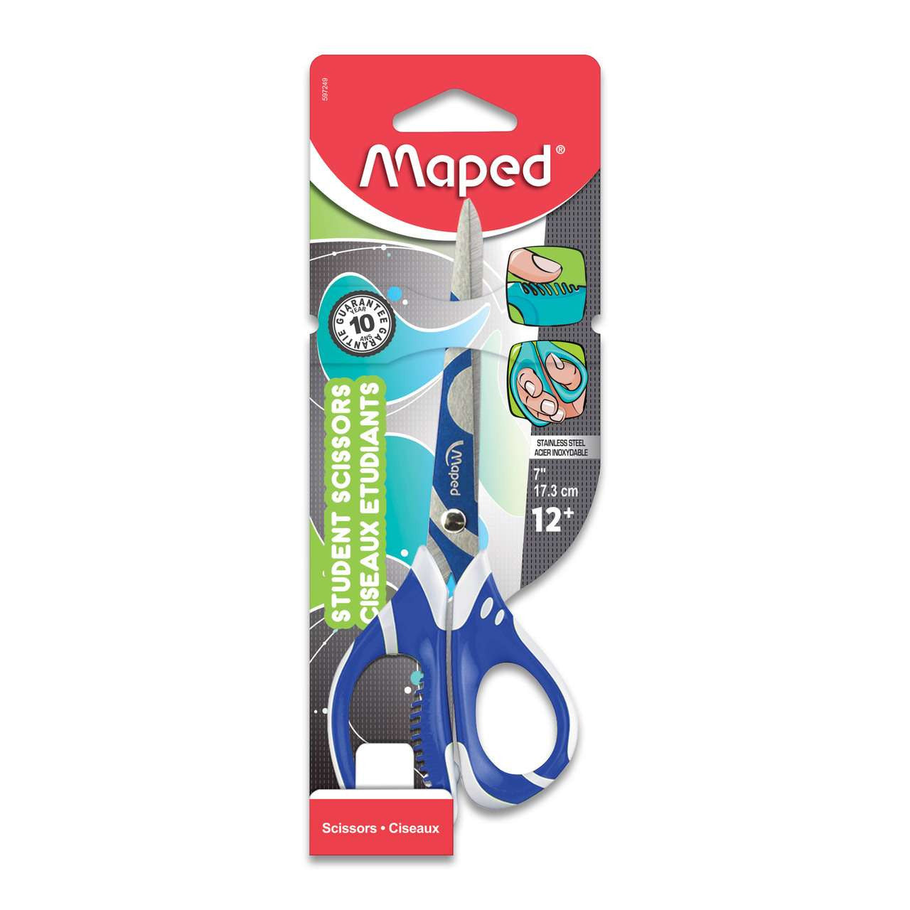 Zenoa Fit Soft Grip Scissors 7"