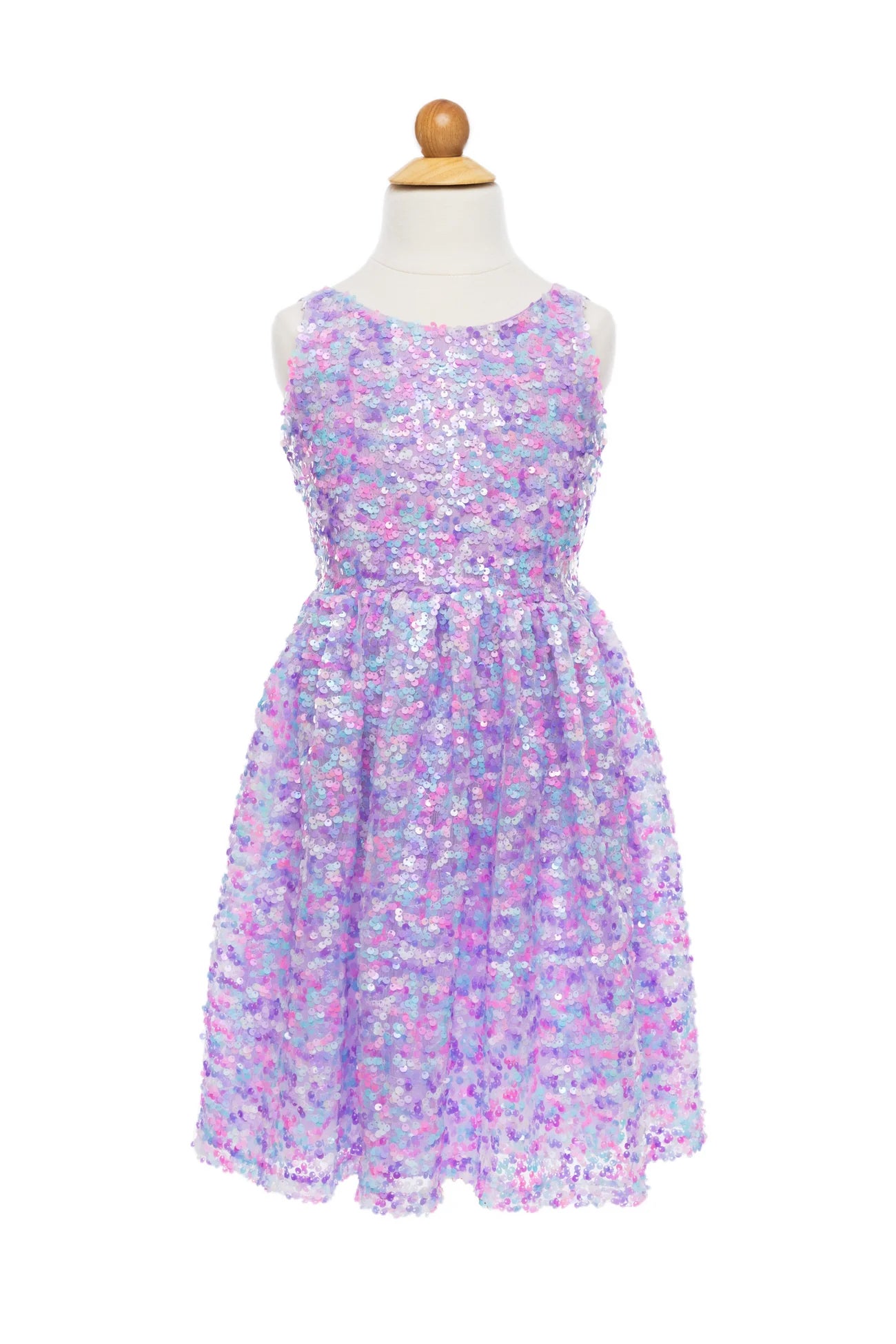 Purple Party Sequins Dress 3-4