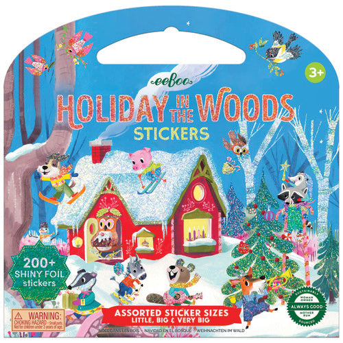 Holiday in the Woods Shiny Stickers