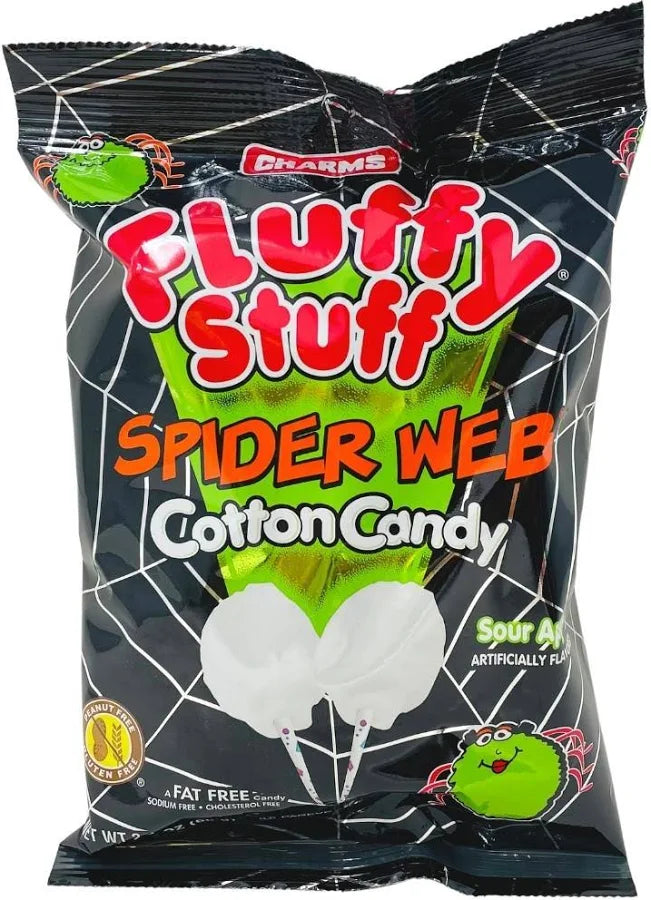Fluffy Spider Web Cotton Candy