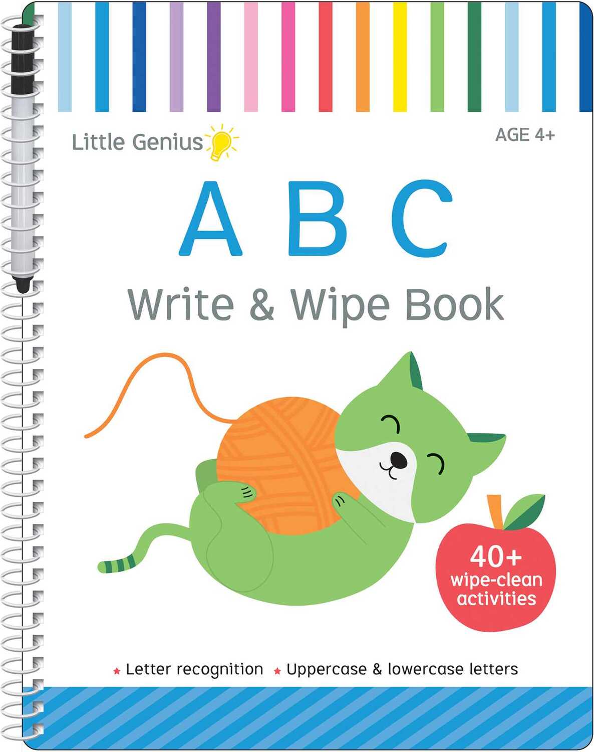ABC: Write & Wipe Activity Book: With over 40 pages of wipe-clean activities and marker included!
