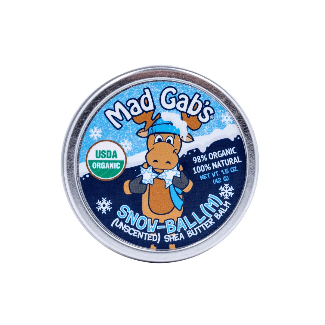 Snow Balm Moose Holiday Tin, Unscented