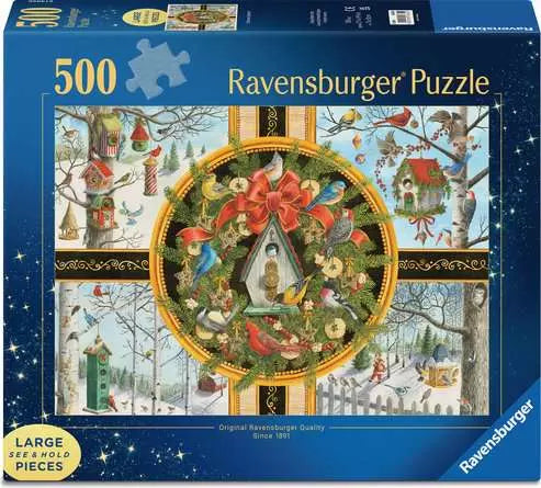 Christmas Songbirds, 500 pc Puzzle
