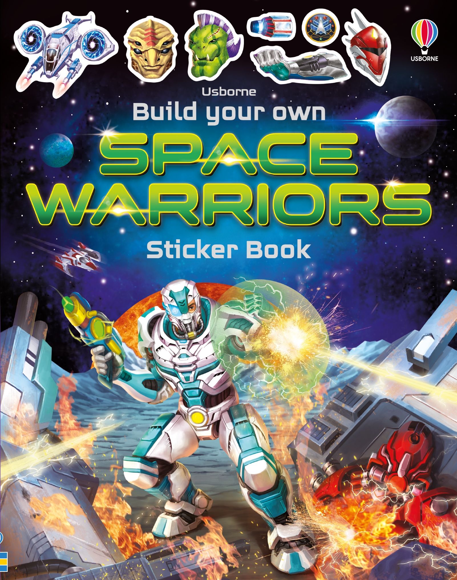 Build Your Own Space Warrior Sticker Book