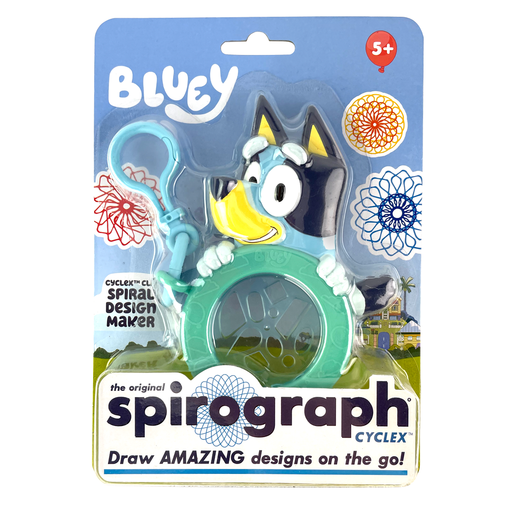 Spirograph Cyclex Clip Bluey