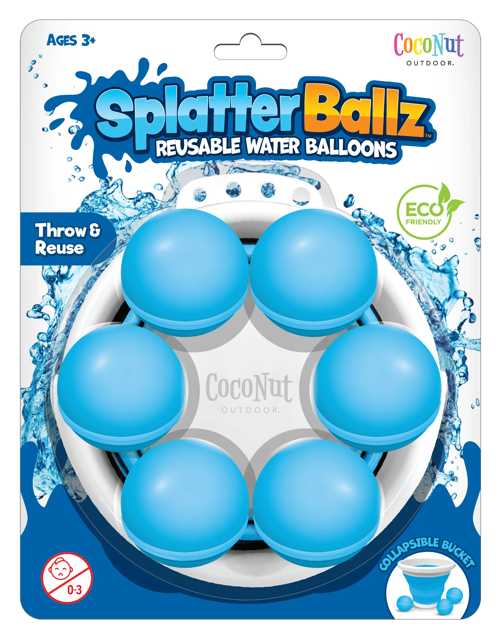 Blue Splatter Ballz Battle Kits