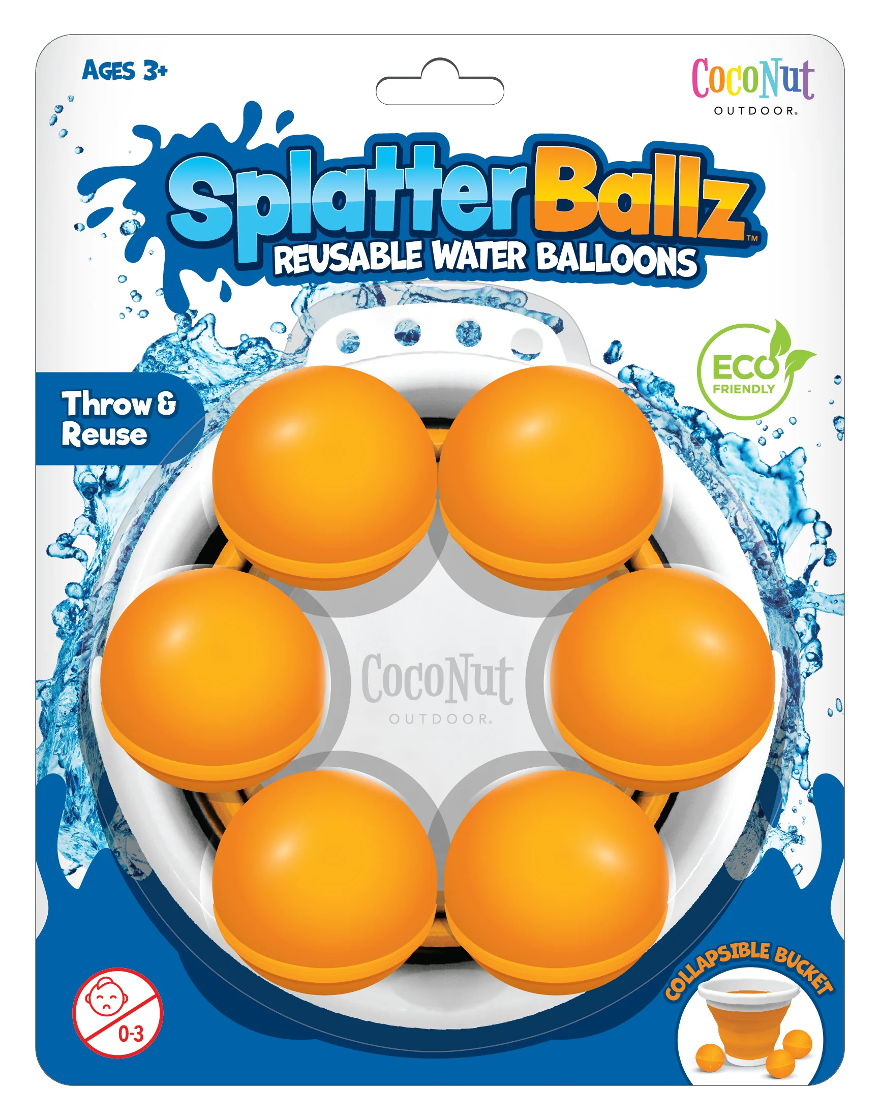 Orange Splatter Ballz Battle Kits