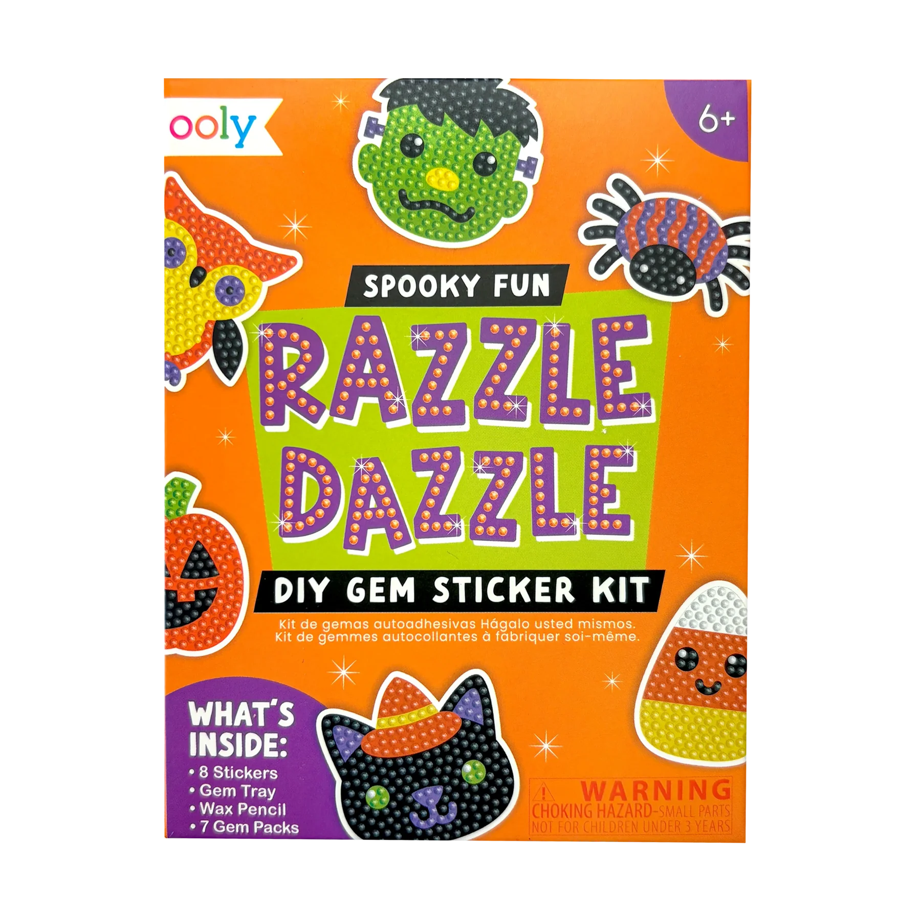 Mini Razzle Dazzle DIY Gem Sticker Kit - Spooky Fun