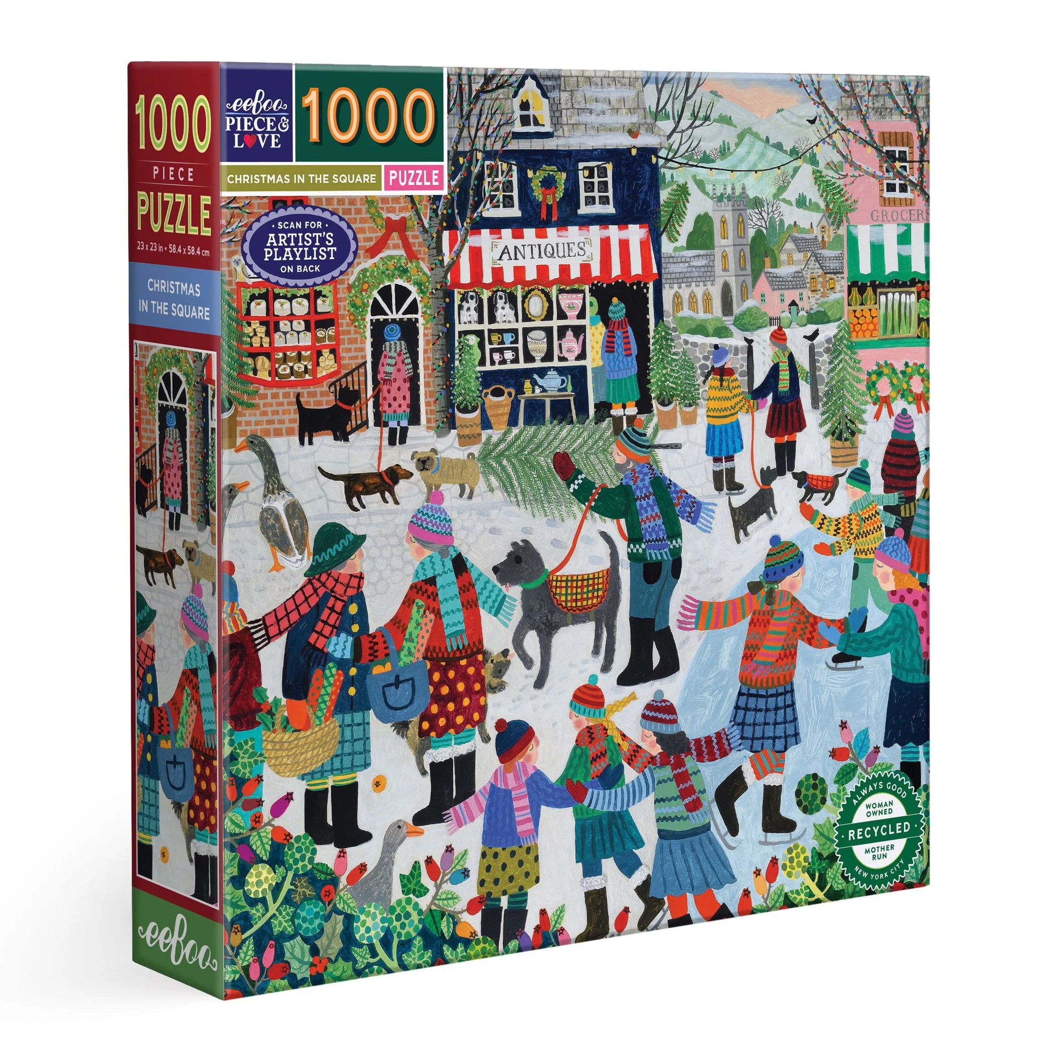 Christmas in the Square Puzzle 1000 pc