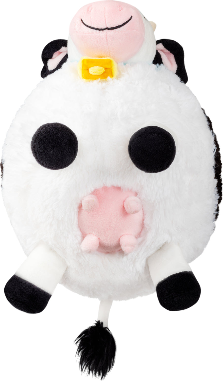 Mini Squishable Black & White Cow