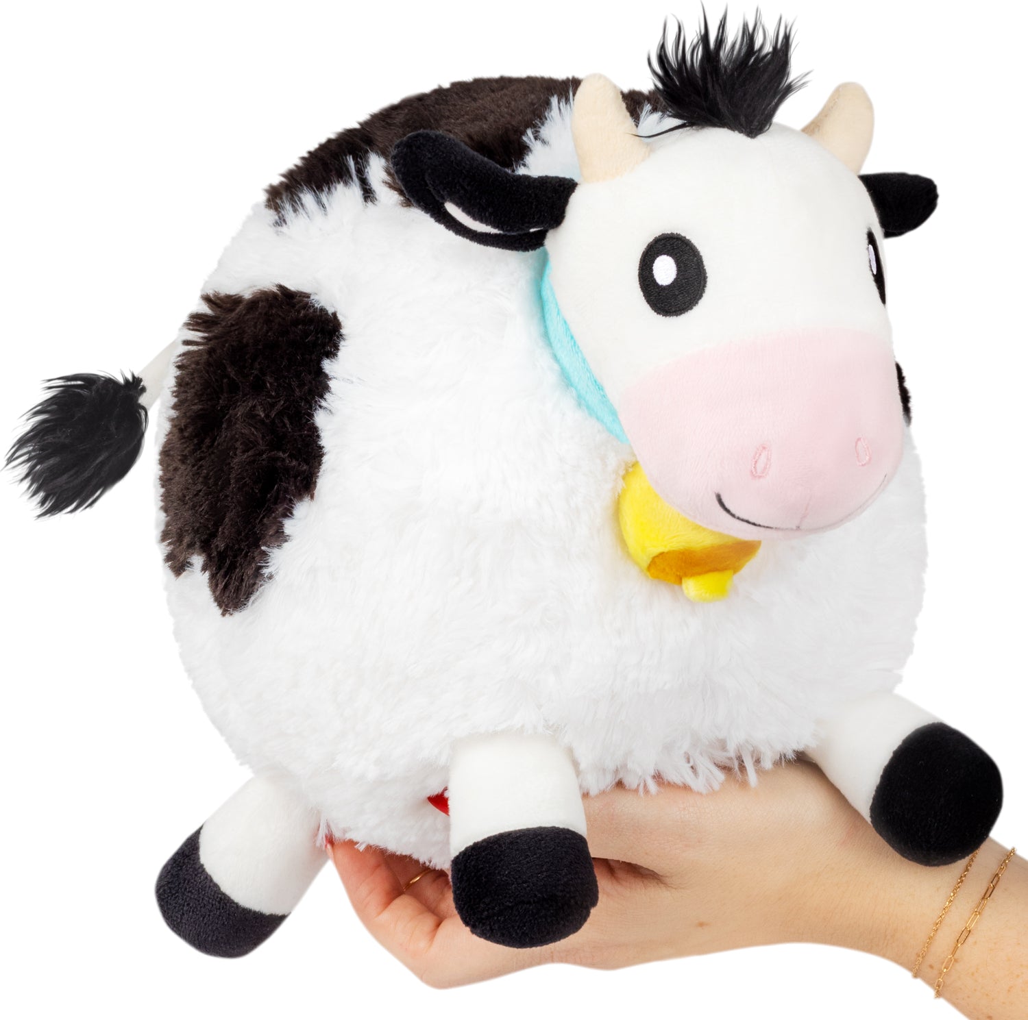 Mini Squishable Black & White Cow