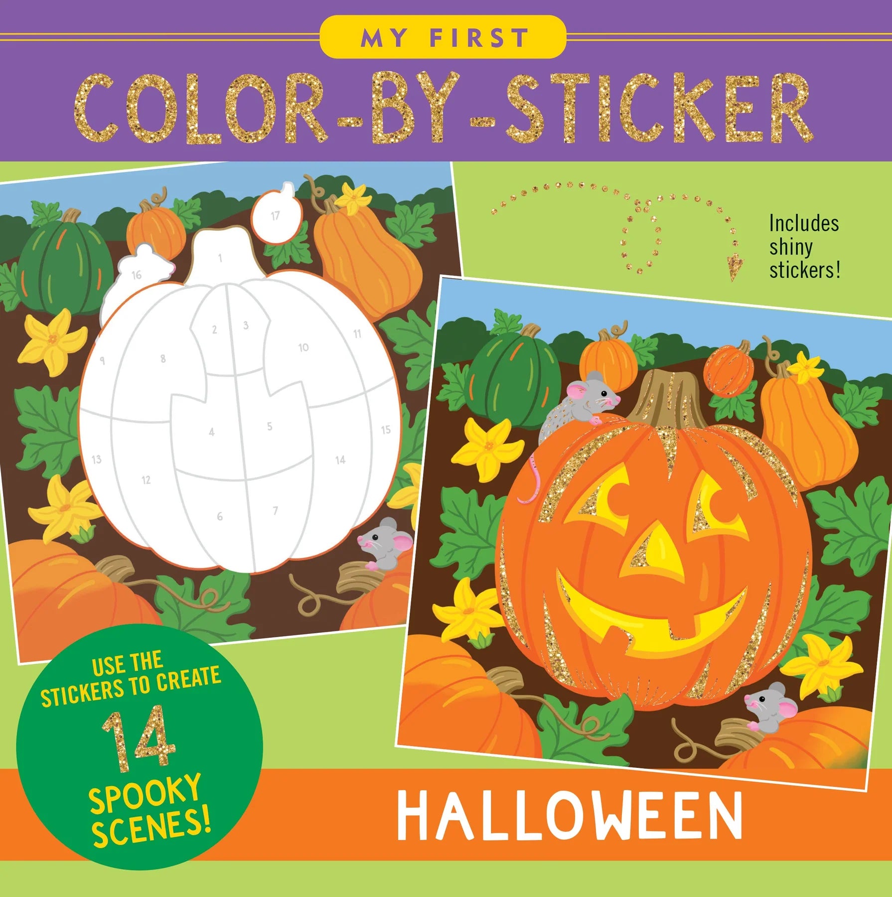 Color by Sticker: Halloween