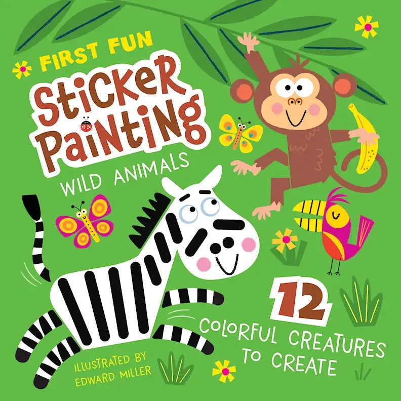 First Fun Sticker Painting - Wild Animals