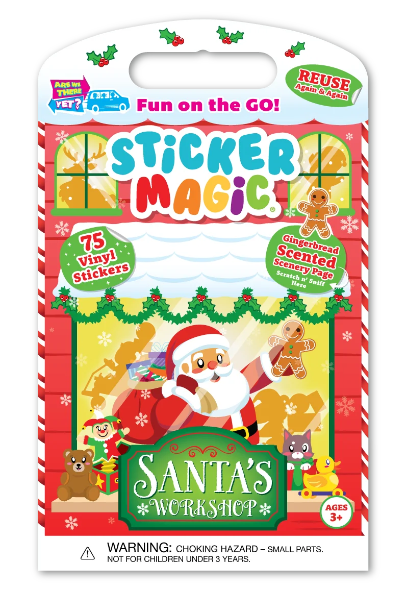 Holiday Sticker Magic - Santa's Workshop